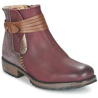 bunker taylor womens mid boots in red