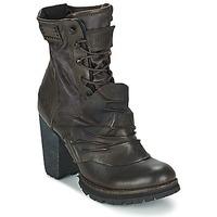 bunker ace cav womens low ankle boots in brown