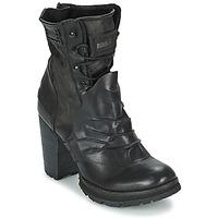 bunker ace cav womens low ankle boots in black