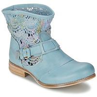 bunker last sara womens mid boots in blue