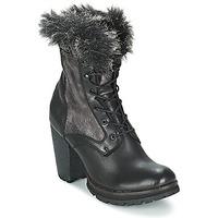 bunker ace maja womens low ankle boots in black
