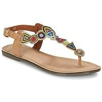 Bullboxer FESSOLIOU women\'s Flip flops / Sandals (Shoes) in brown