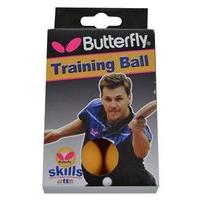 Butterfly Skills Youth Table Tennis Training Balls (Box of 6)
