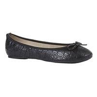 Butterfly Twists Victoria Pump BLACK CROC