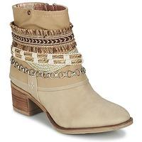Bullboxer BELVODOU women\'s Low Ankle Boots in BEIGE