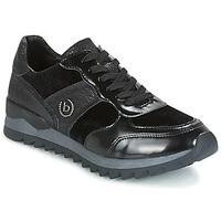 bugatti pietra womens shoes trainers in black