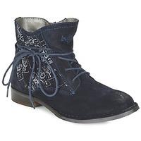 bugatti leeale womens mid boots in blue