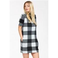 BUFFALO CHECK BRUSHED DRESS