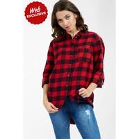 BUFFALO OVERSIZED CHECK SHIRT