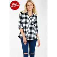 BUFFALO OVERSIZED CHECK SHIRT