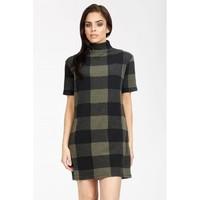 BUFFALO CHECK BRUSHED DRESS