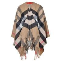 BURBERRY LONDON Check Wrap Poncho