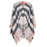 BURBERRY LONDON Cashmere Check Poncho