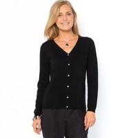 Buttoned Cashmere Cardigan