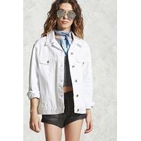 button front denim jacket