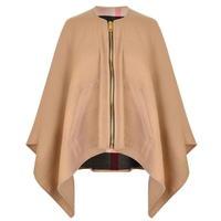 BURBERRY LONDON Merino Zip Poncho