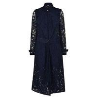 BURBERRY LONDON Gracehill Lace Trench Coat