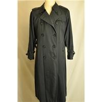 Burberry Raincoat: Women\'s Burberry - Size: 14 - Blue - Raincoat
