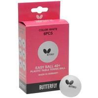 Butterfly Easy Plastic Table Tennis Balls 6 Pack