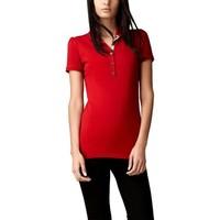 Burberry BRIT - Women\'s Polo YSM70254 women\'s Polo shirt in red