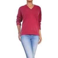Burberry BRIT - Women\'s Knit Sweater 100% Cashmere EVL86157 women\'s Sweater in red