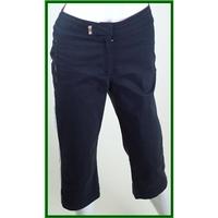 Burberry Golf - Size: 6 - Blue - Cropped trousers