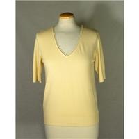 Buttermilk Cardigan Per Una - Marks and Spencer - Size: 14 - Yellow - Jumper