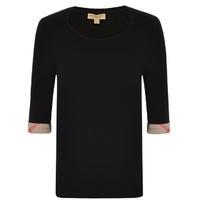 burberry london long sleeved check t shirt