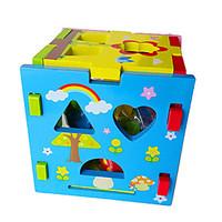 Building Blocks Pegged Puzzles For Gift Building Blocks Leisure Hobby Square Wood 2 to 4 Years 5 to 7 Years Toys