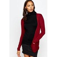 Burgundy Light Weight Cardigan