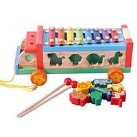 Building Blocks Educational Toy For Gift Building Blocks Bus Wood 2 to 4 Years 5 to 7 Years Toys