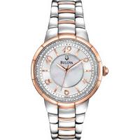 Bulova Watch Rosedale Diamond Ladies