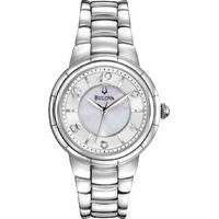 Bulova Watch Ladies Diamond Dress Rosedale