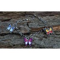 Butterflies Charm Bracelet