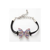 Butterfly Double Cord Bracelet