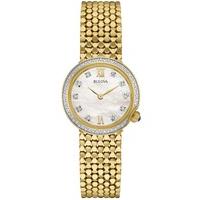 Bulova Ladies Diamond Gallery Diamond Bracelet Watch 98W218