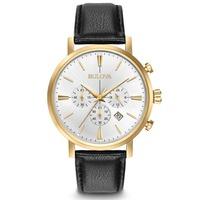 Bulova Mens Classic Gold Plated Watch 97B155