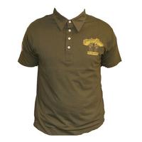 Bunker Mentality Stella Diamante Polo Khaki - Large