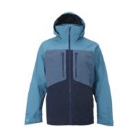 burton ak 2l swash snowboard jacket larkspur washed blue eclipse