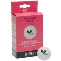 Butterfly Easy Plastic Table Tennis Balls 6 Pack