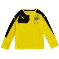 bvb long sleeve training jersey kids yellow