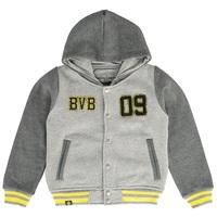 BVB Baseball Jacket- Grey/Black - Junior