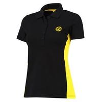 BVB Polo Shirt - Black/Yellow - Womens