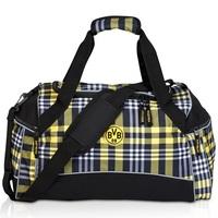 bvb plaid sports bag