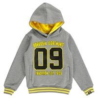 BVB Large Crest Hoodie - Grey - Junior