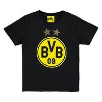 BVB Large Crest T-Shirt - Black - Junior