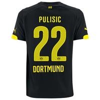 bvb away shirt 201416 with pulisic 22 printing