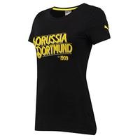 bvb fan t shirt womens black