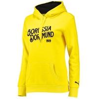 bvb fan hoody womens yellow