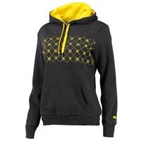 bvb fan hoody womens grey